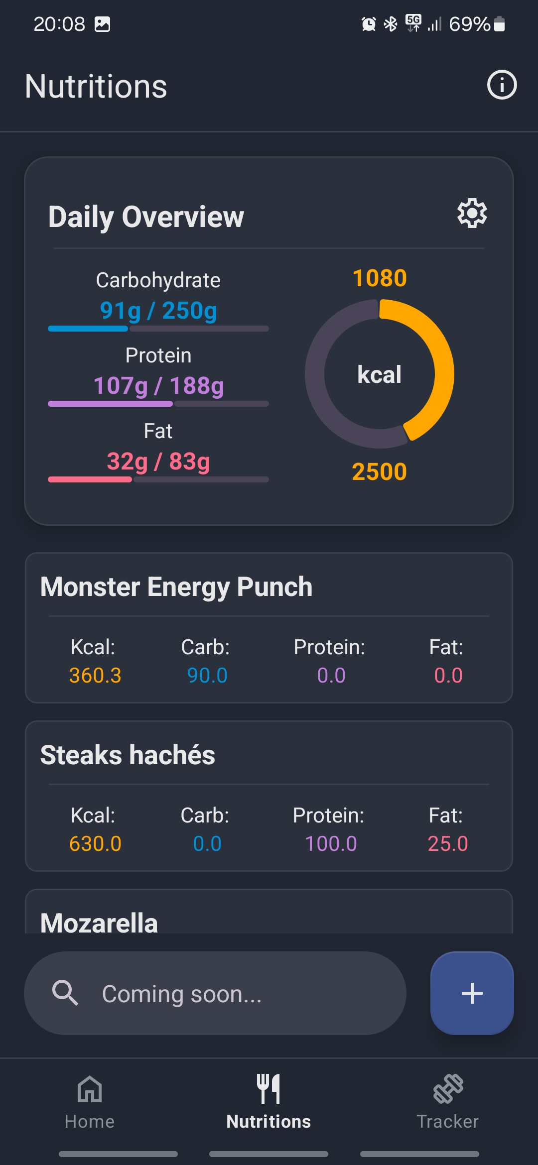 Fitness Tracker Screenshot 2