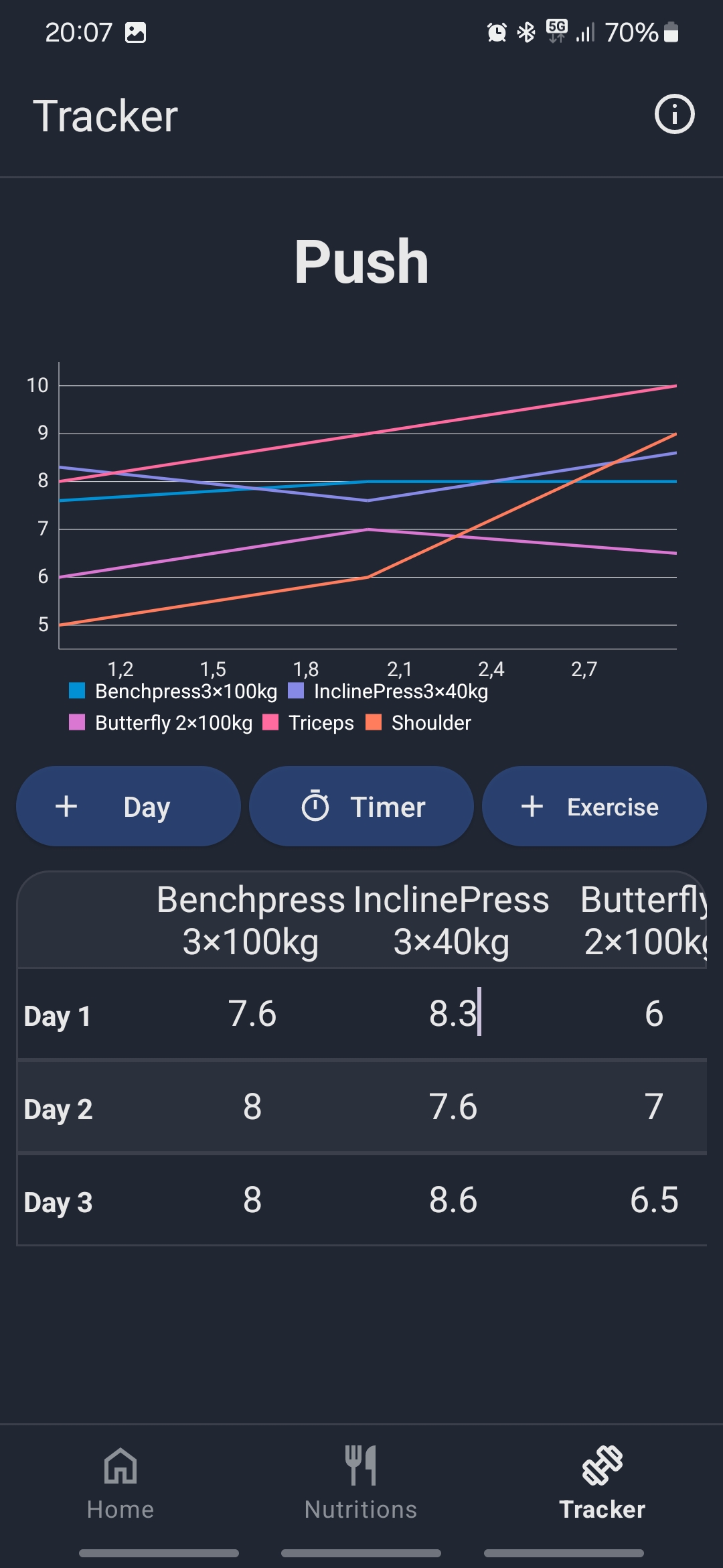 Fitness Tracker Screenshot 3