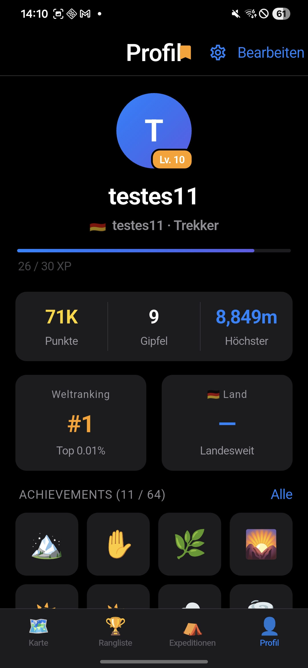 PeakQuest Screenshot 1