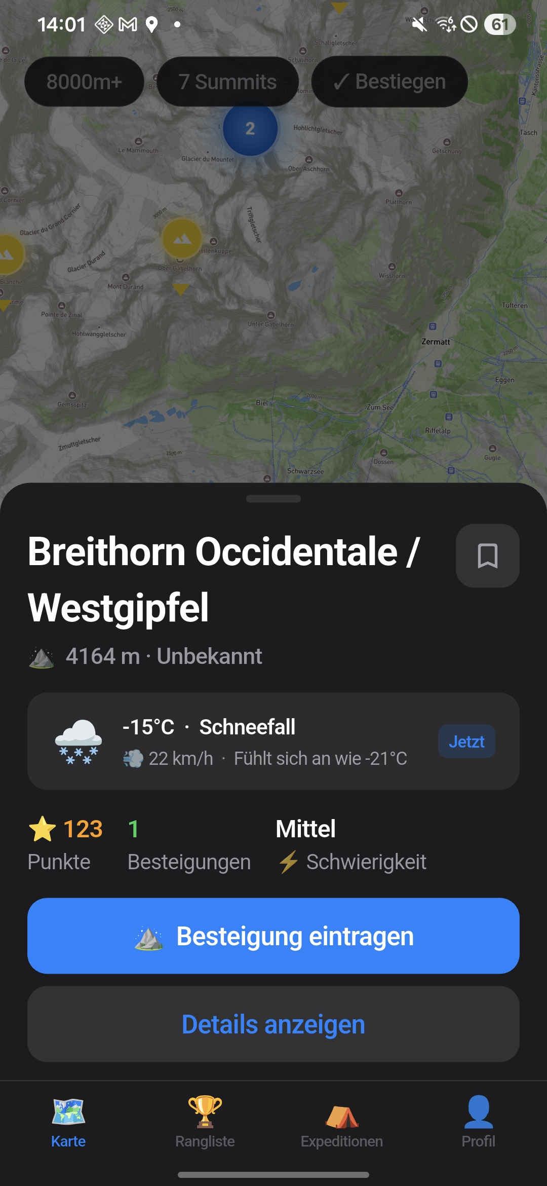 PeakQuest Screenshot 2